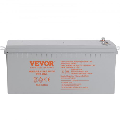 Batterie marine à décharge profonde de 12 V 200 Ah