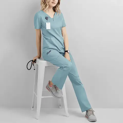 Uniforme de soins de santé extensible en spandex