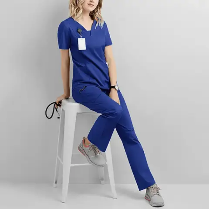 Uniforme de soins de santé extensible en spandex