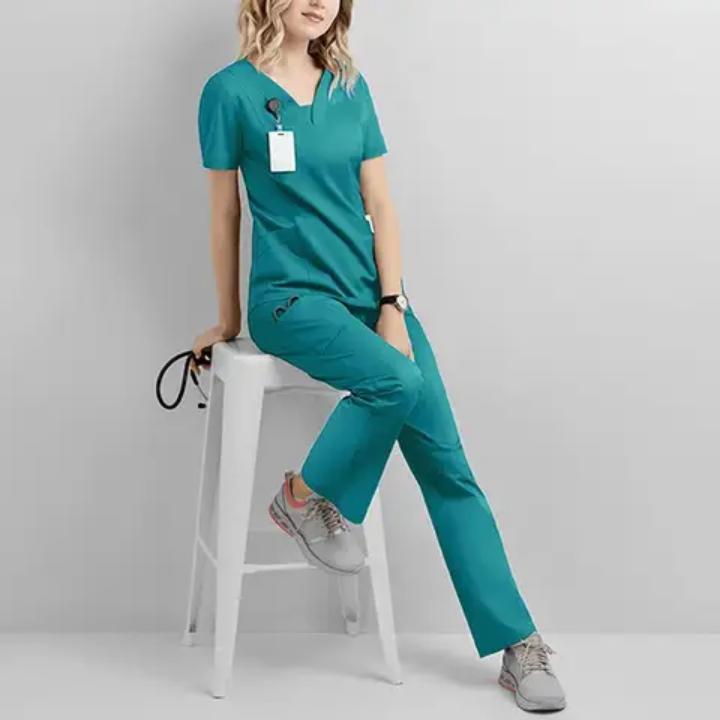 Uniforme de soins de santé extensible en spandex