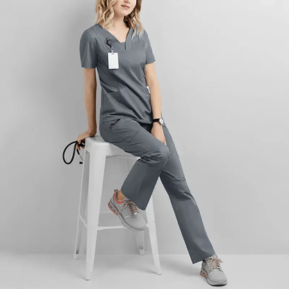 Uniforme de soins de santé extensible en spandex