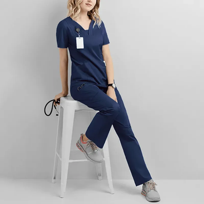 Uniforme de soins de santé extensible en spandex