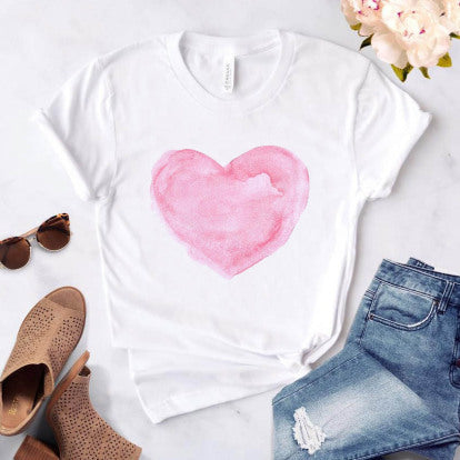 T-shirt à coeur