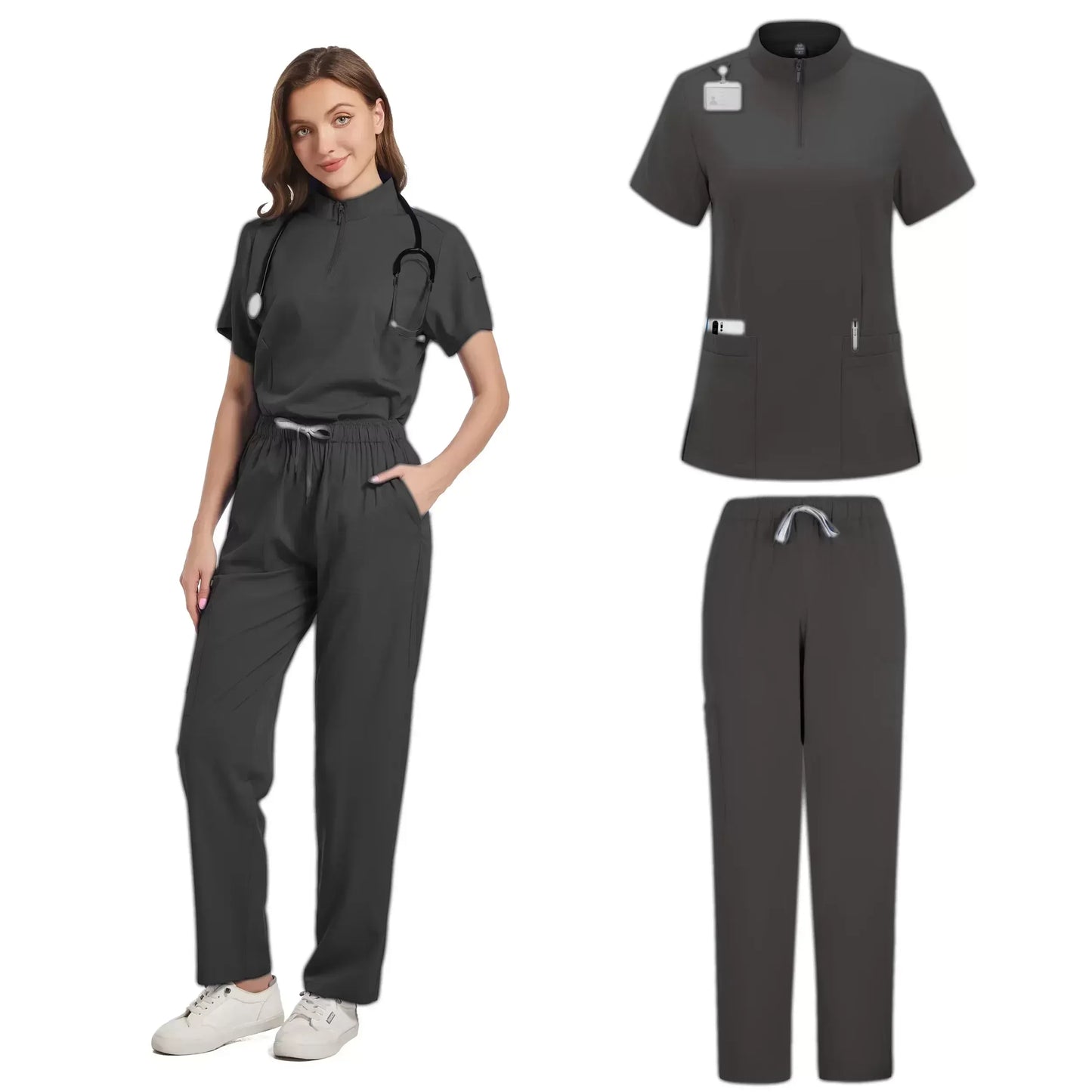 Uniforme de soins de santé 2 pièces pour dames