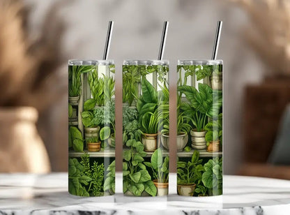 Gobelet mince Mordu des plantes