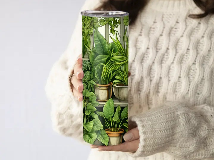 Gobelet mince Mordu des plantes