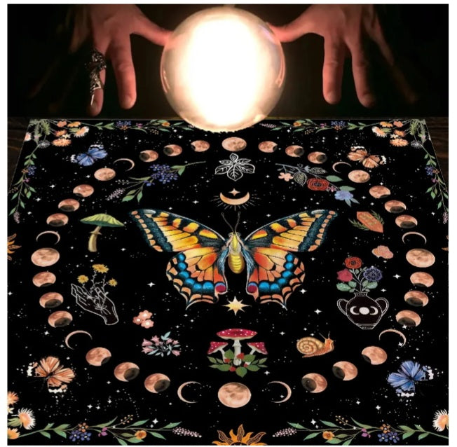 Nappe de tarot Papillon