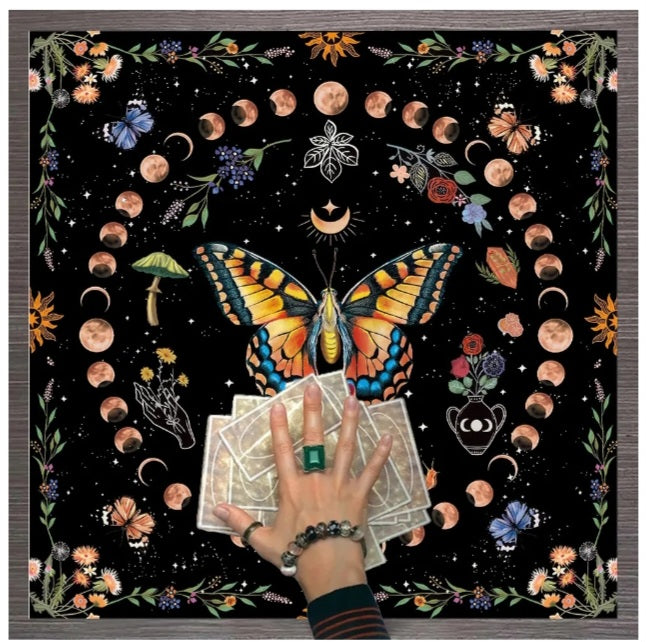 Nappe de tarot Papillon