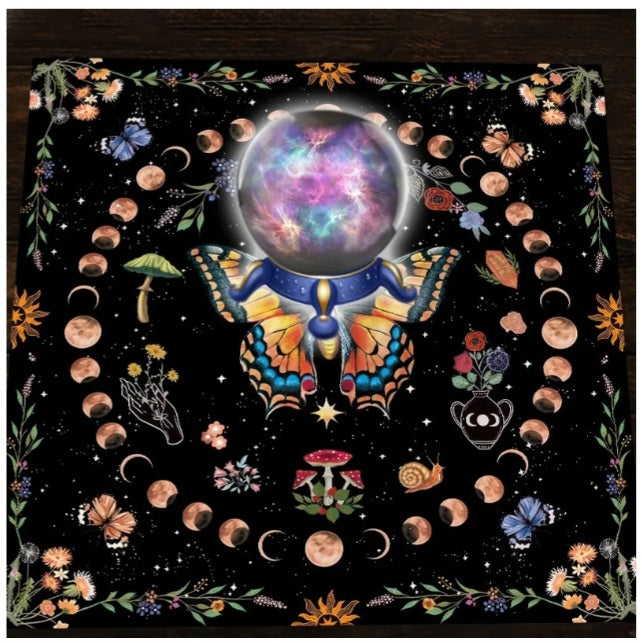 Nappe de tarot Papillon