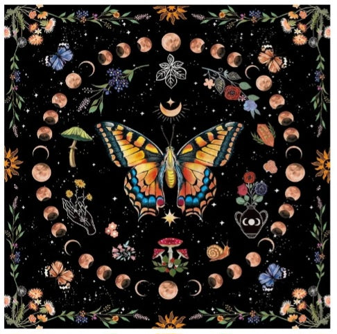 Nappe de tarot Papillon