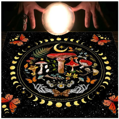 Nappe de tarot Champignons