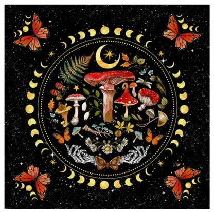 Nappe de tarot Champignons