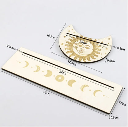 Porte-cartes de tarot La Lune et le Soleil