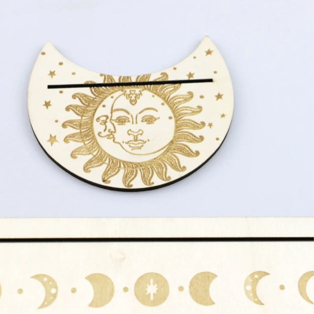 Porte-cartes de tarot La Lune et le Soleil