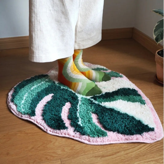 Tapis de bain Monstera