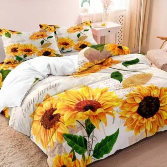 Ensemble housse de couette Tournesols