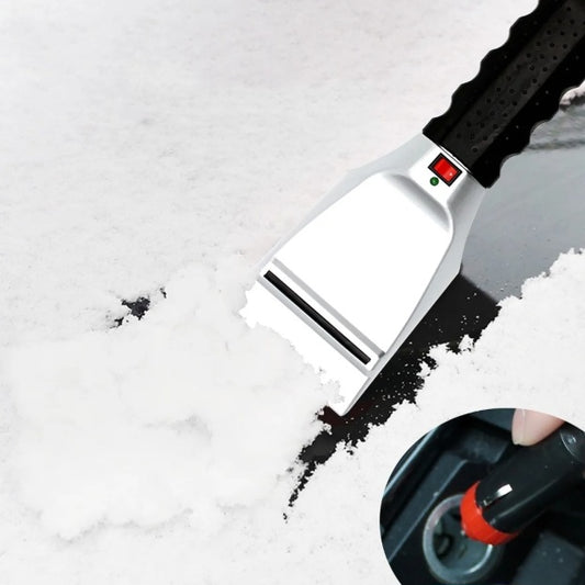 Pelle à neige chauffante pour vitres de voiture