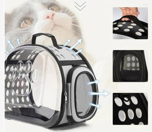 Transporteur vitré pour chat