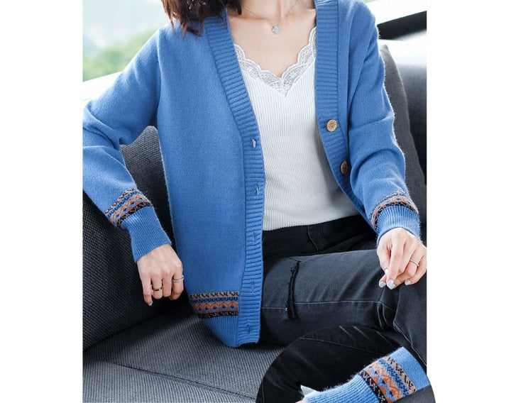 Cardigan à motif pour dames