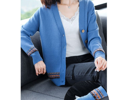 Cardigan à motif pour dames