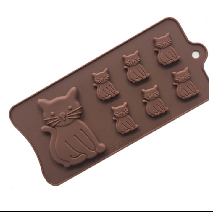 Moule à chocolat Chat