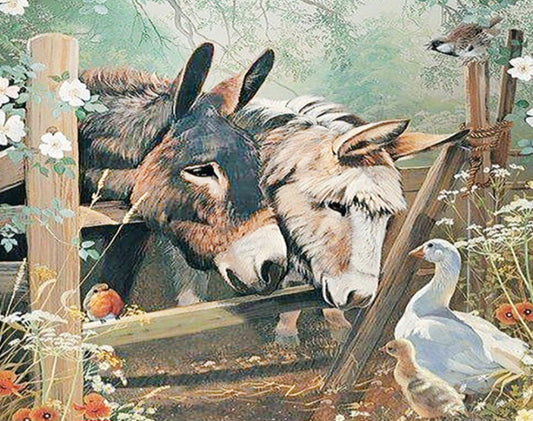 Peinture au diamant "L'amitié"
