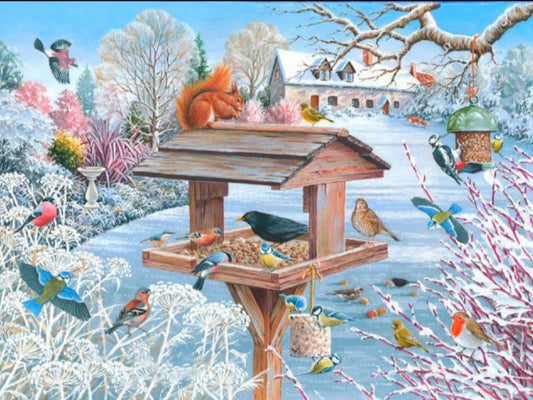 Peinture au diamant "La beauté de l'hiver"