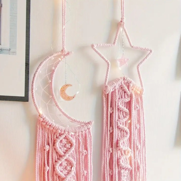 Ensemble de capteurs de rêve Lune et étoile