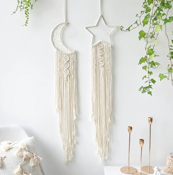 Ensemble de capteurs de rêve Lune et étoile