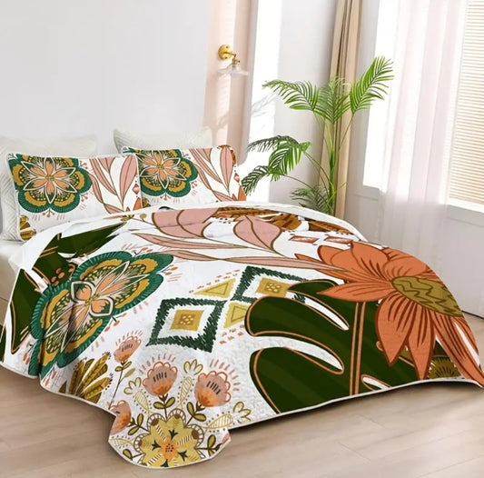 Housse de couette Amazonie avec taies d'oreiller