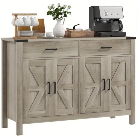 Buffet double Homcom de style farmhouse