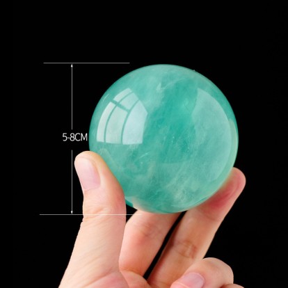 Boule de crystal de fluorite