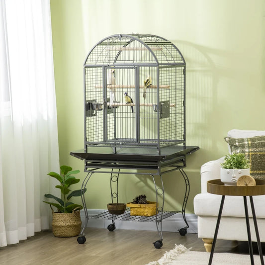 Cage pour oiseaux de 66 pouces sur roues