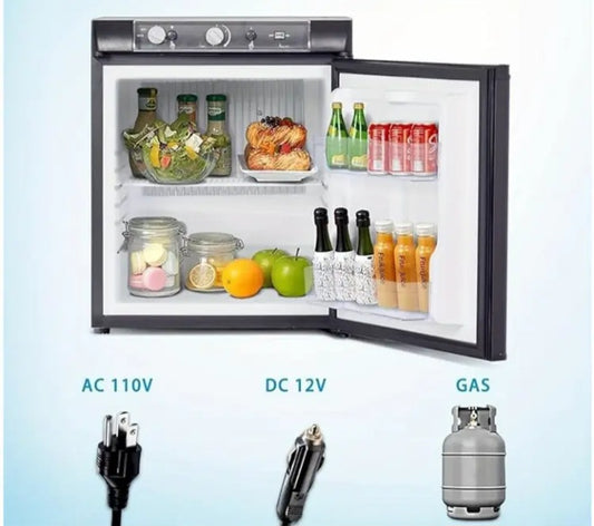 Réfrigérateur compact au gaz GPL / 110 V / 12 V pour VR, chalet, camping