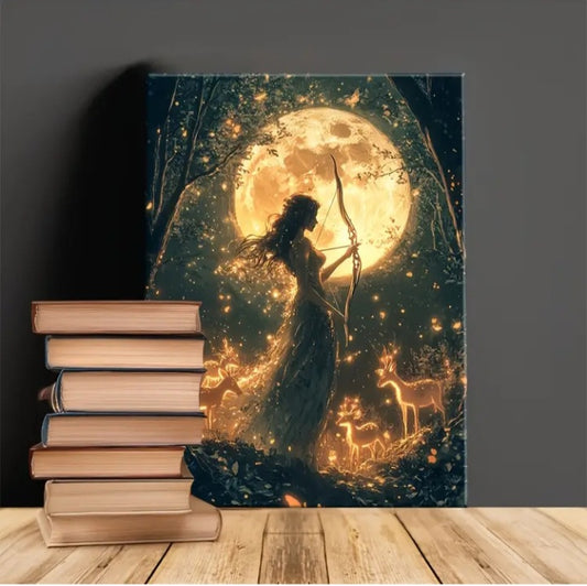 Impression sur canvas Artemis, déesse de la chasse