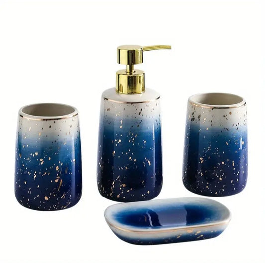 Ensemble de 4 accessoires de salle de bain Ciel Étoilé