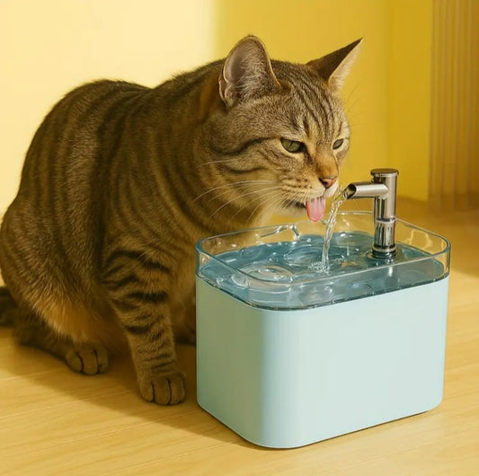 Fontaine d'eau USB automatique avec robinet pour chats
