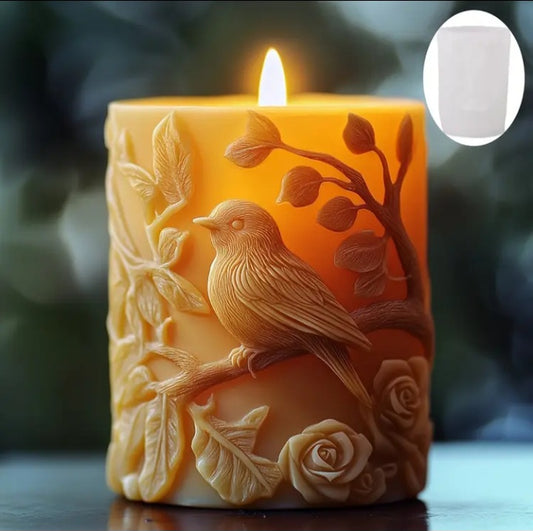 Moule pour bougies Oiseau