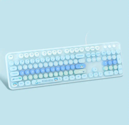 Clavier à cable USB à touches rondes