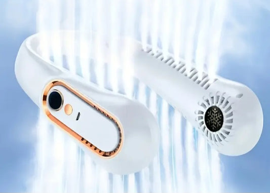 Puissant ventilateur de cou à chargement USB