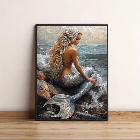 Impression sur toile Sirène envoûtante 12 x 16 po.