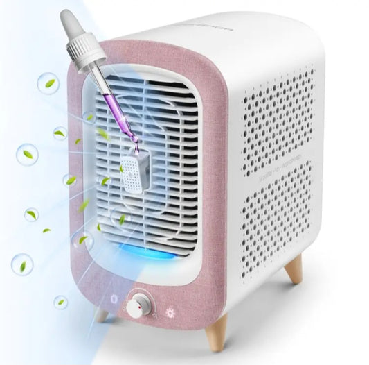 Purificateur d'air avec filtre Hepa et diffuseur d'huile essentielle