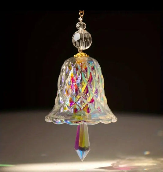 Carillon en verre en forme de clochette