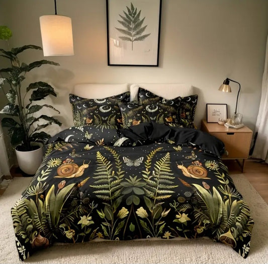Ensemble de housse de couette Un Jardin la Nuit