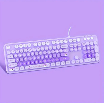 Clavier à cable USB à touches rondes