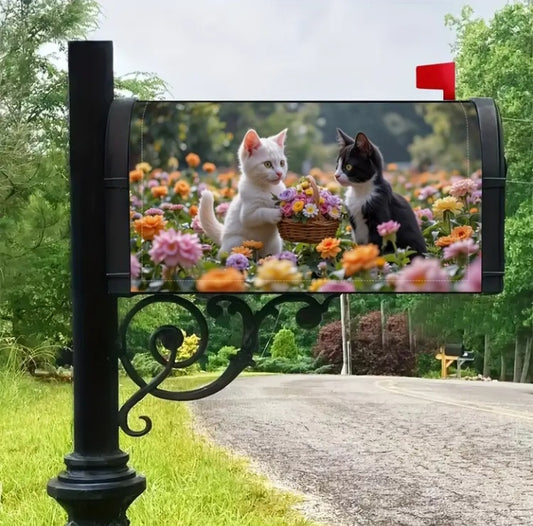 Couverture de boîte aux lettres Deux chatons