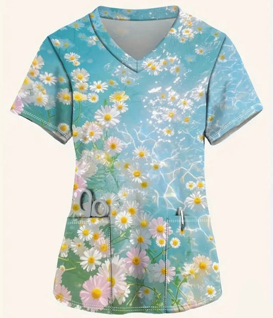Haut d'uniforme Marguerites