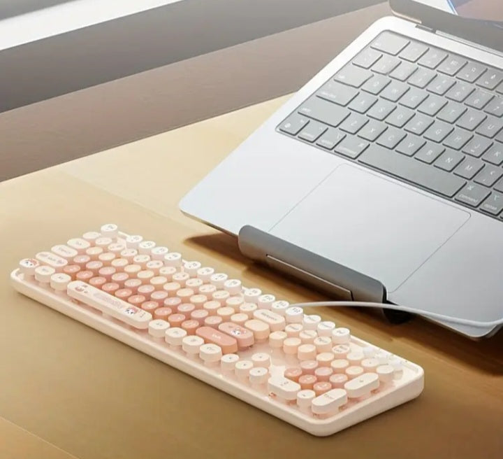 Clavier à cable USB à touches rondes
