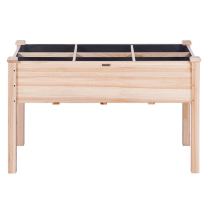 Boîte de jardin surélevé en bois de 47.2 x 22.8 x 30 pouces