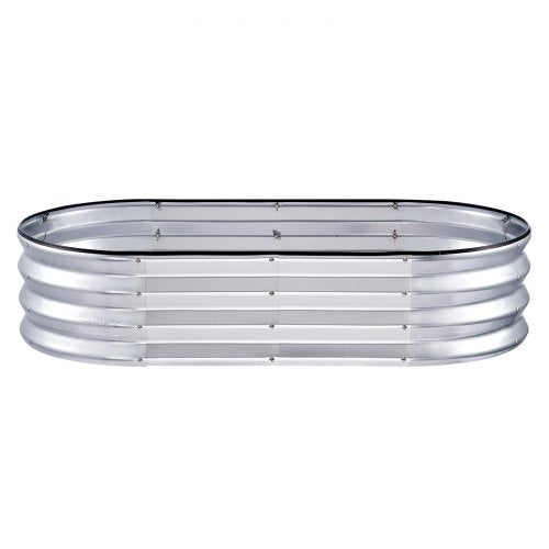 Boîte de jardin surélevé en métal de 4 x 2 x 1 pieds